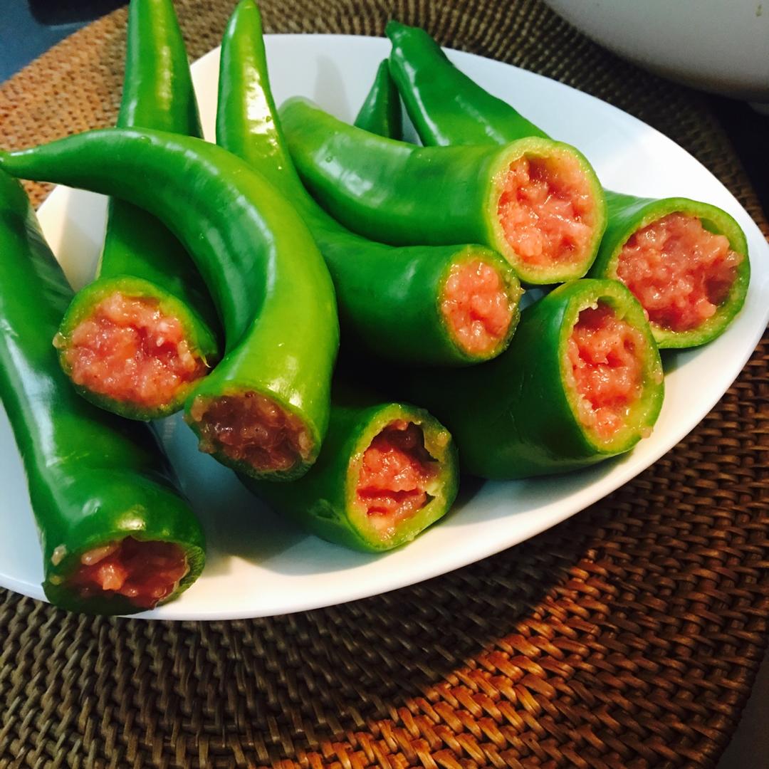 下饭菜肴--青椒酿肉