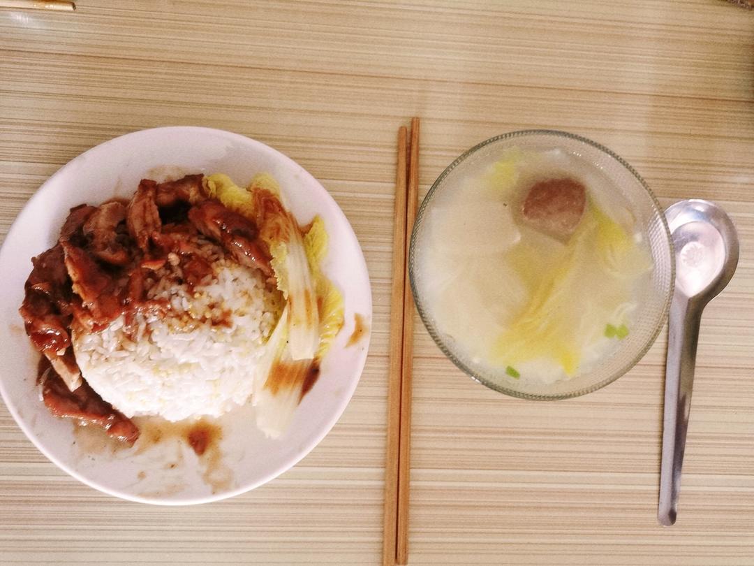 自制照烧鸡腿饭，好吃到舔碗！