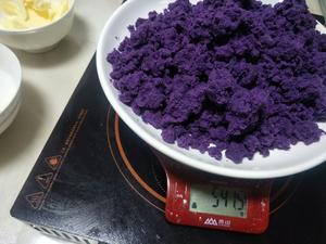 紫薯花生糕的做法 步骤1