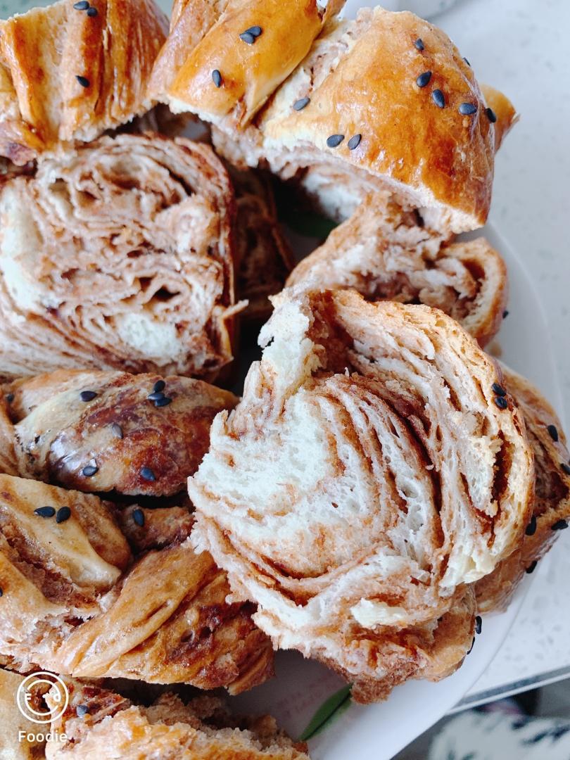 大理石红豆沙吐司