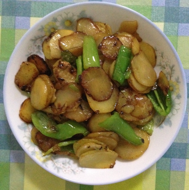 懒人版青椒土豆片