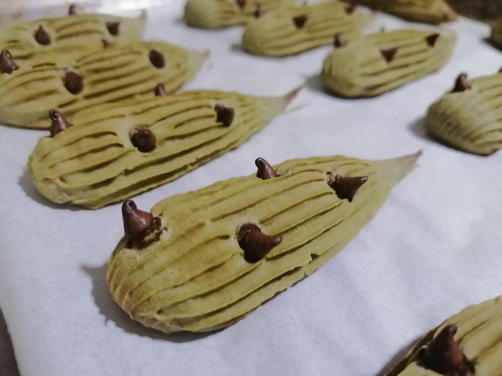 超简单！抹茶手指麻薯（无难度）