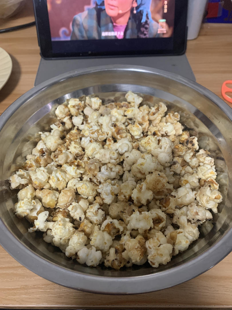 一招搞定小朋友的黄油焦糖爆米花，简单又好吃