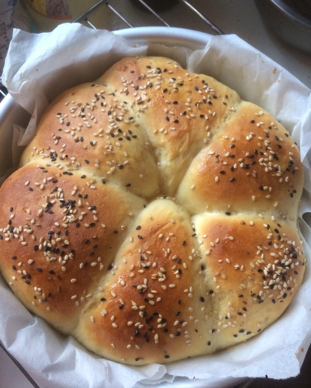 酸奶花朵面包（橄榄油版）