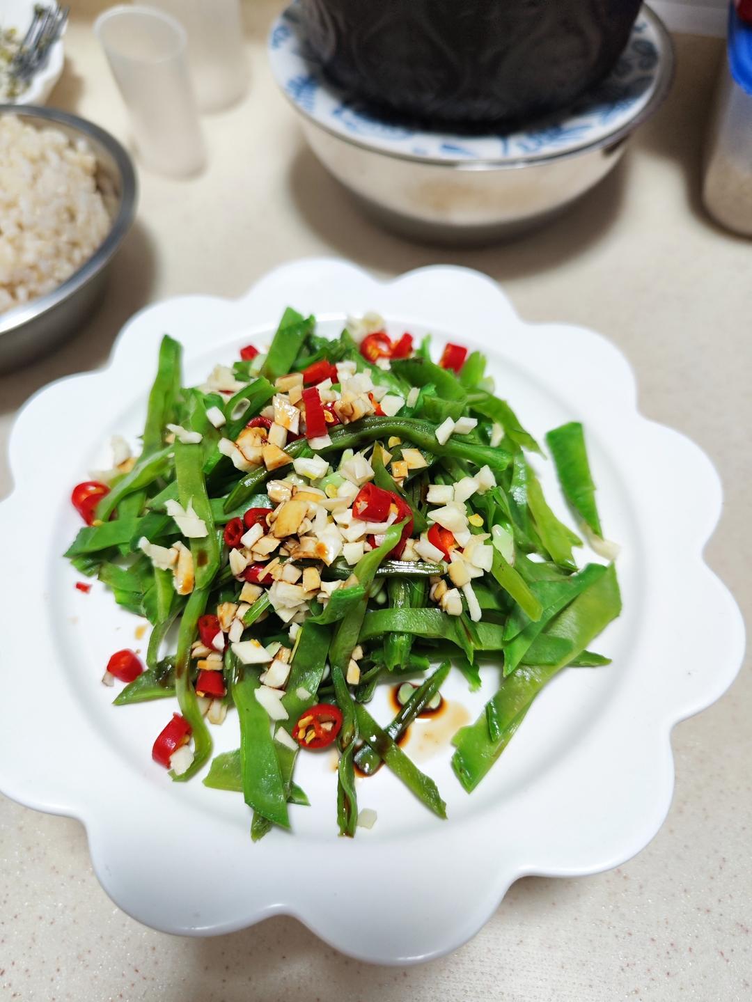 凉拌扁豆（刀豆）