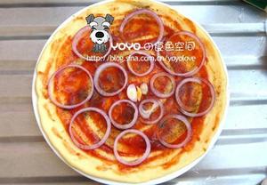 自制萨拉米披萨PIZZA的做法 步骤2