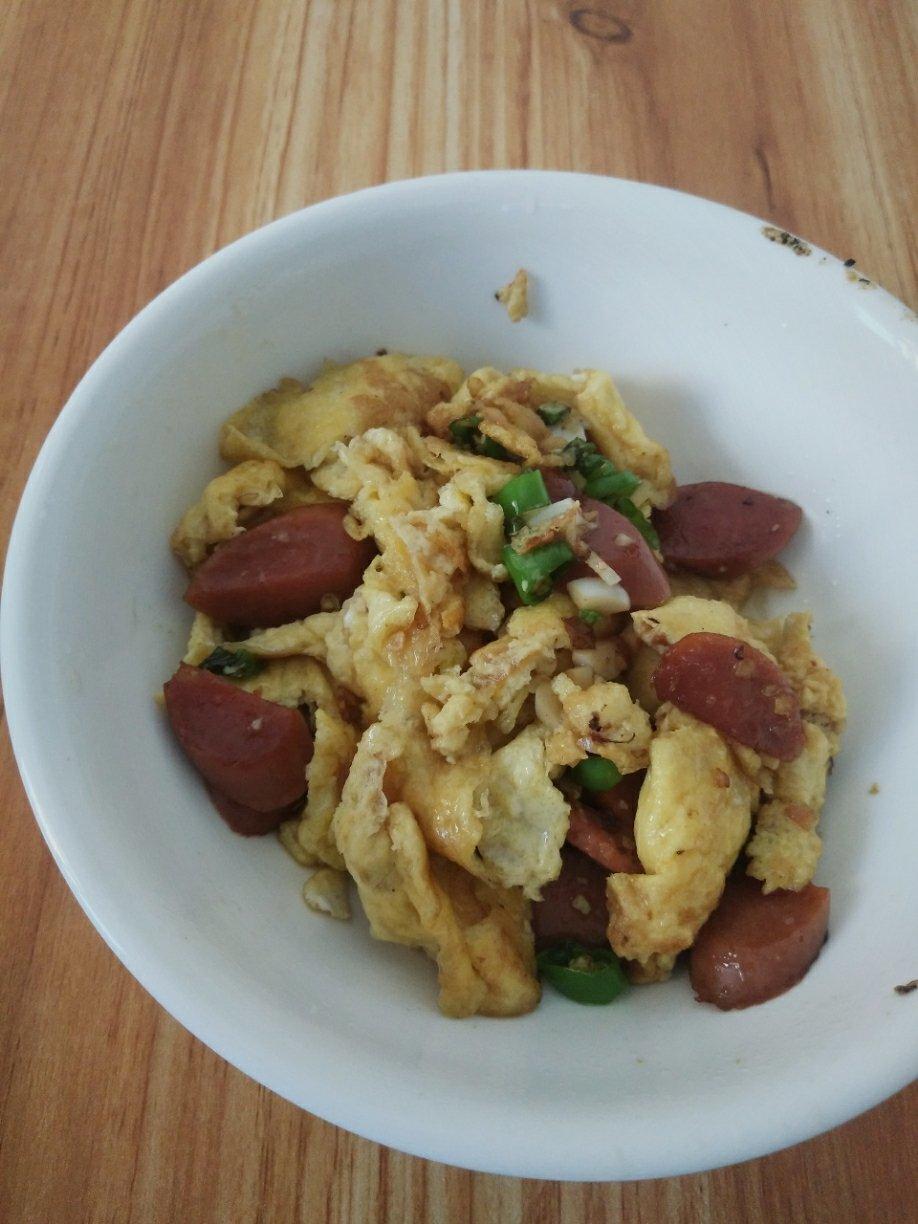 💥简单快手家常菜！青椒火腿炒鸡蛋