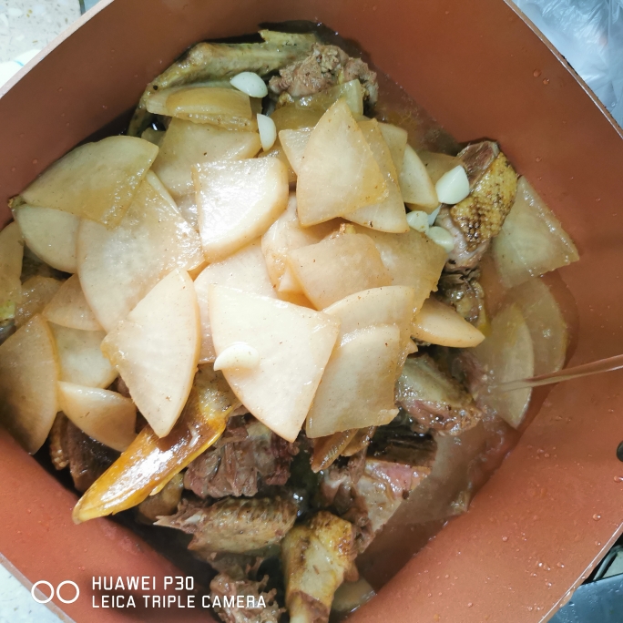 传统川菜～酸萝卜老鸭汤的做法 步骤3