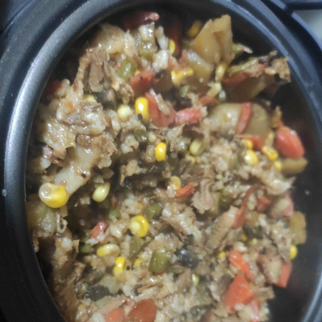 懒人豆角土豆焖饭「电饭锅版」