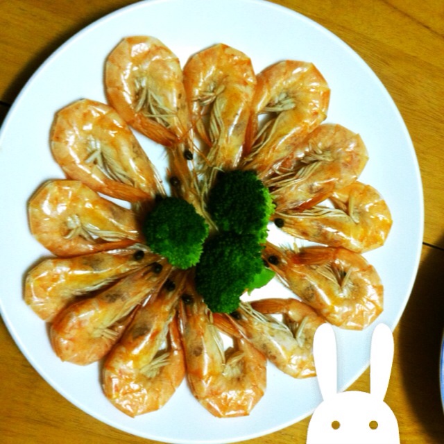 白灼基围虾