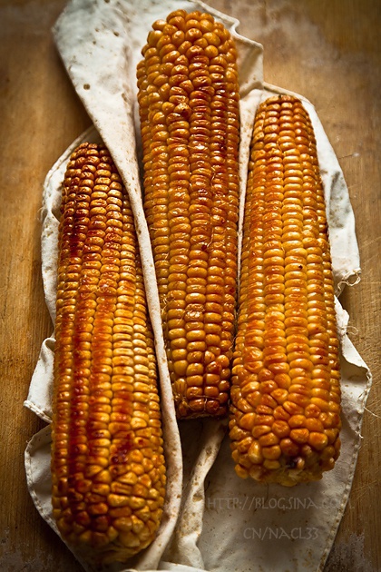 烤玉米