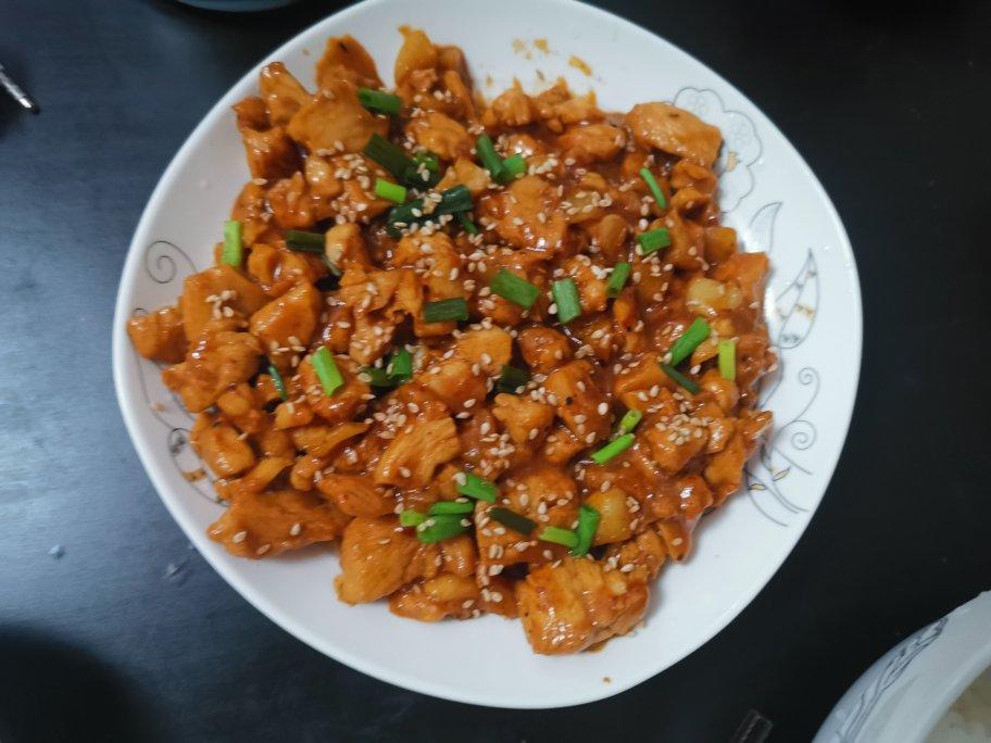 孜然蒜香鸡胸肉