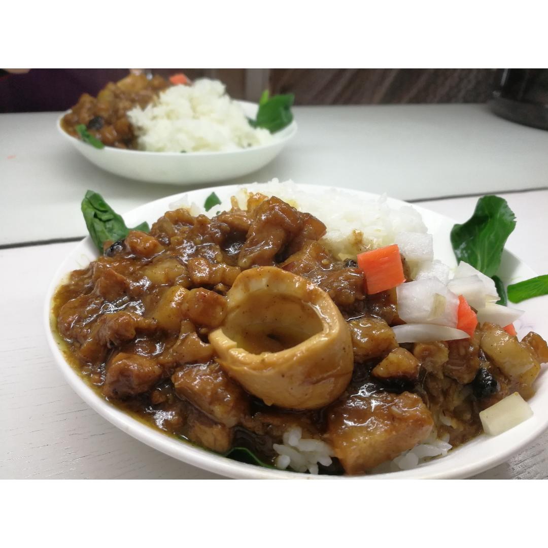 一碗高颜值有内涵的台湾卤肉饭