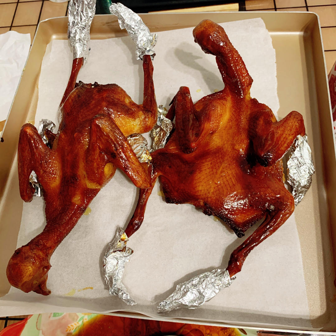 烤箱版脆皮烤乳鸽（内含脆皮的秘决）
