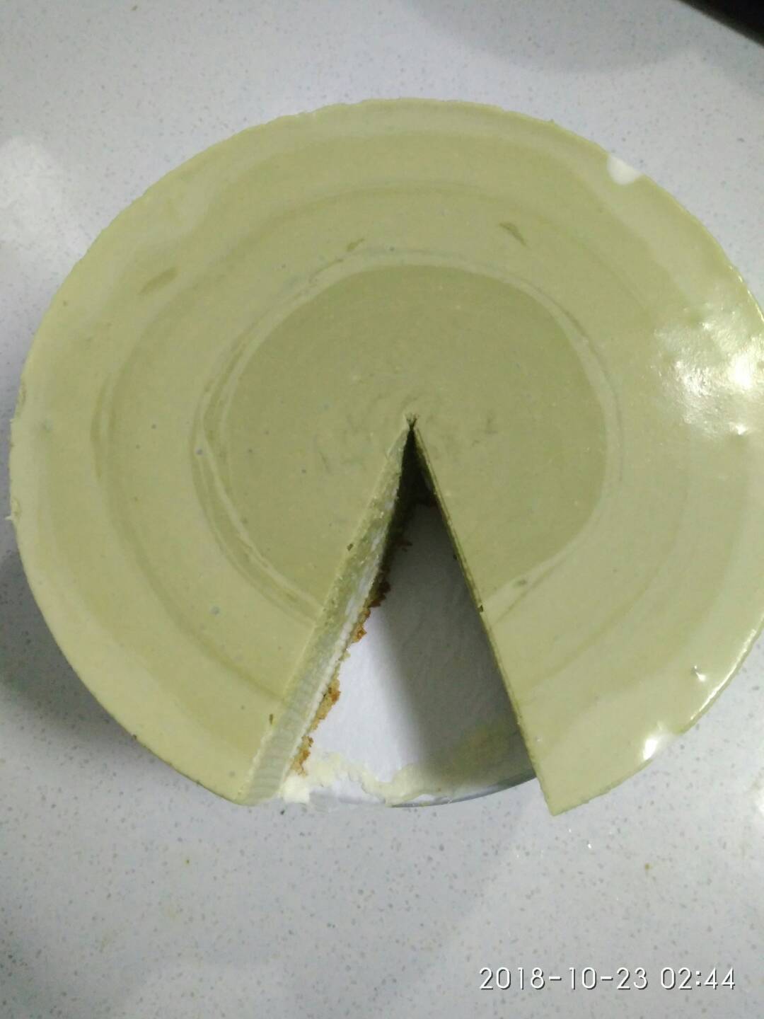 渐变抹茶慕斯蛋糕：我Amanda带着既美又作的抹茶甜点又来了！【曼食慢语】