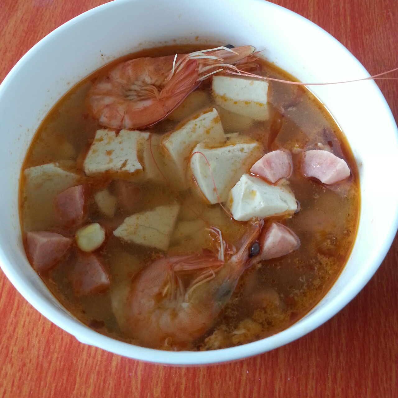 韩式海鲜豆腐汤