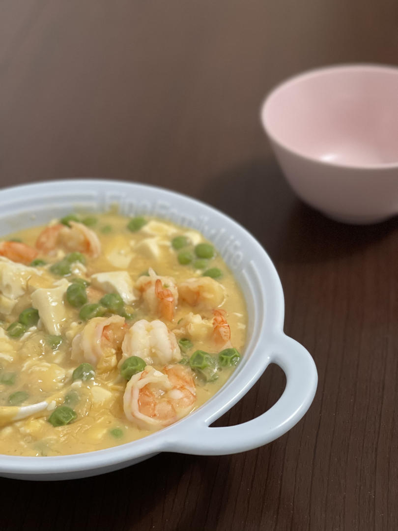 老丁的私房菜-蟹黄豆腐