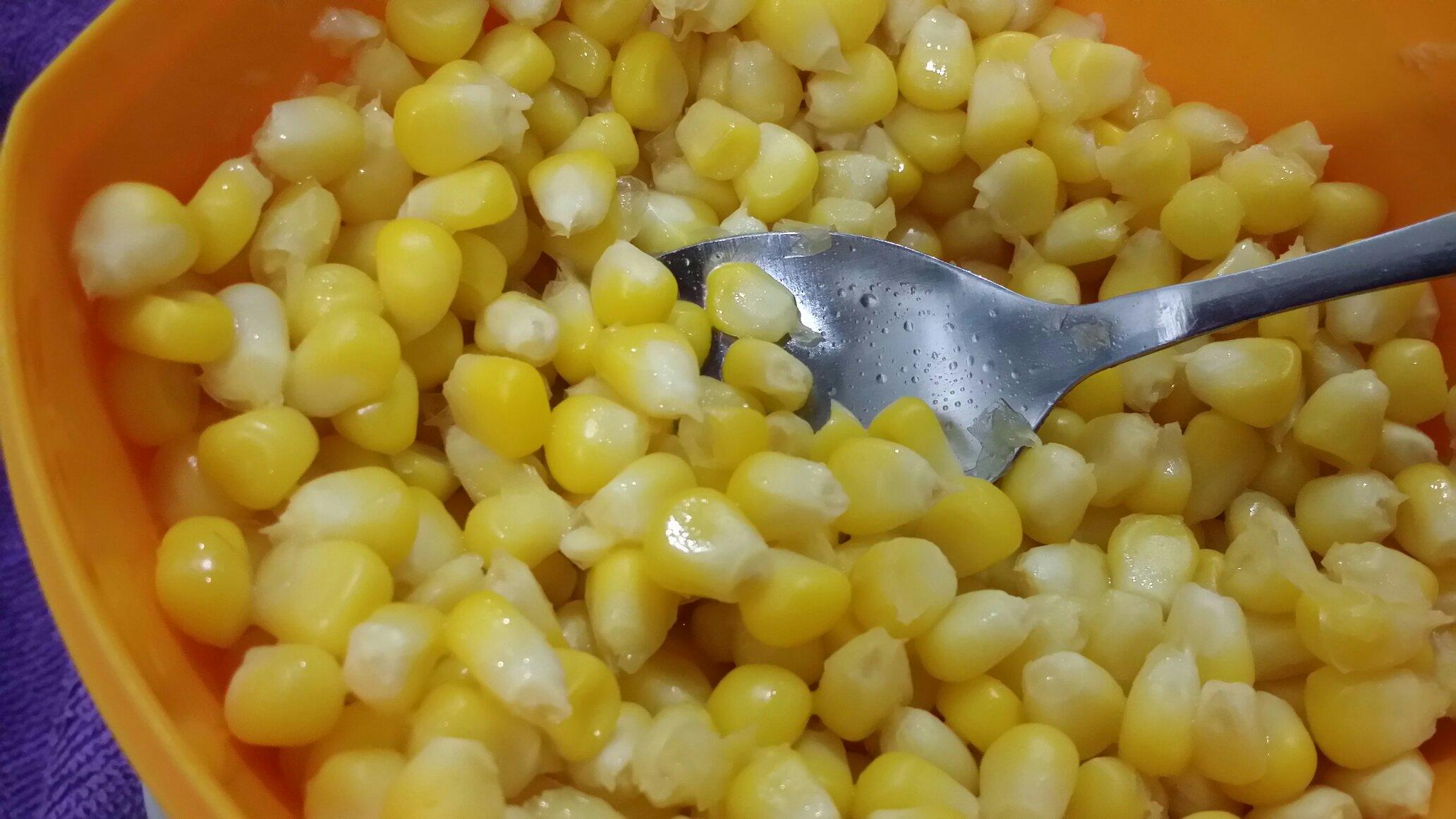 奶油玉米粒的做法