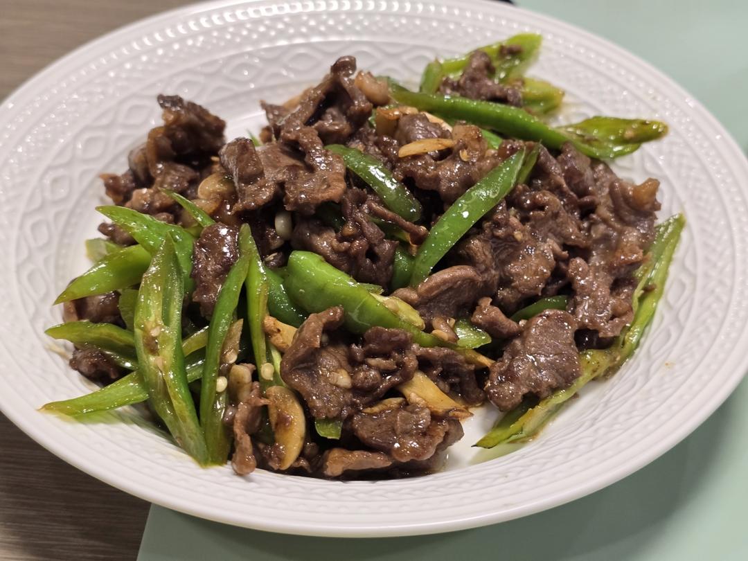 青椒炒牛肉