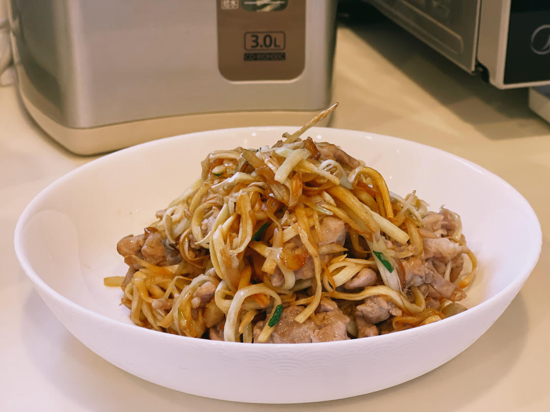茭白炒肉丝