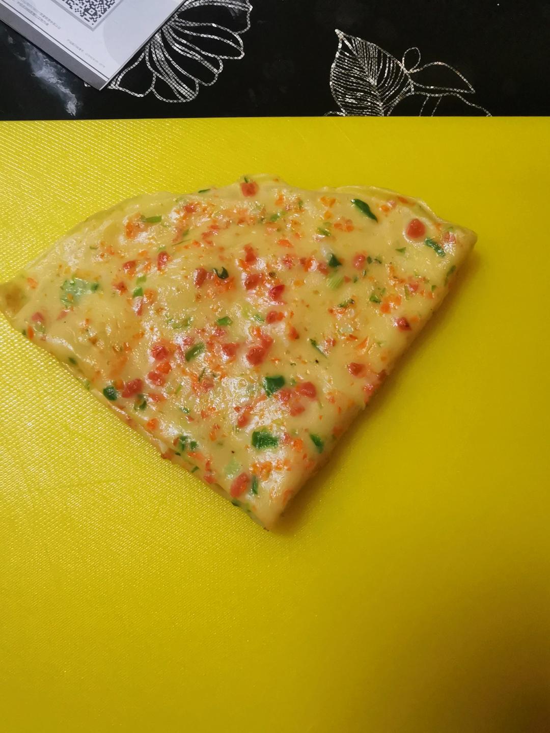简单快手蔬菜鸡蛋煎饼