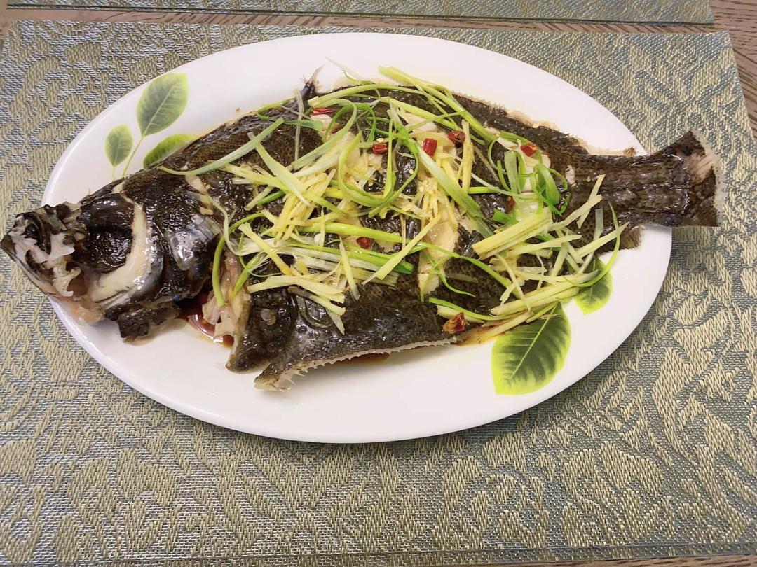 清蒸多宝鱼