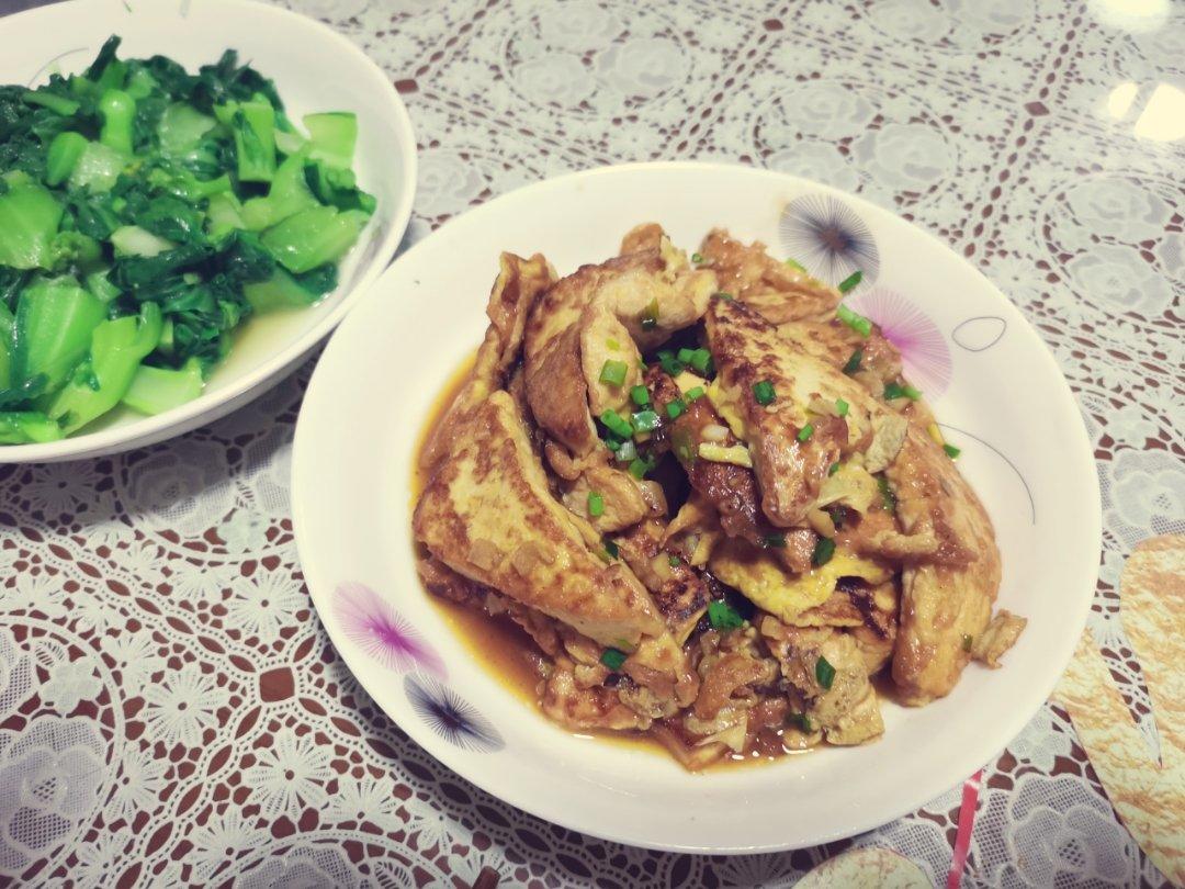 焖煎豆腐