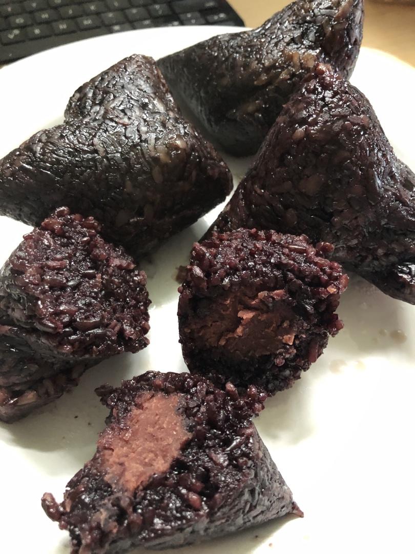 碱水豆沙粽