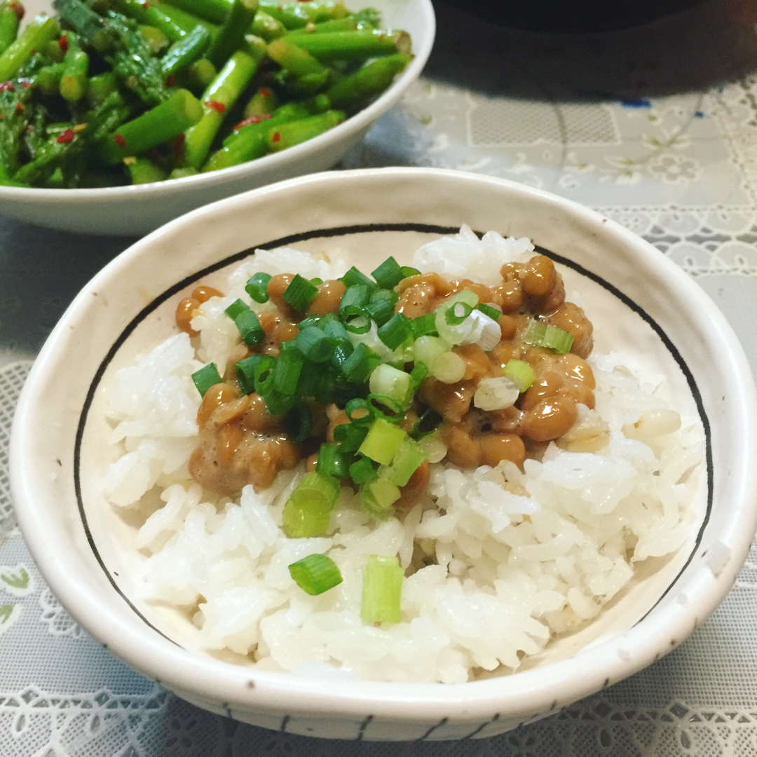 纳豆拌饭