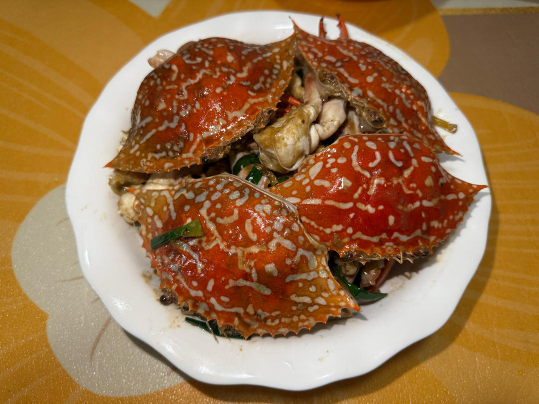 锅气十足🔥姜葱炒蟹