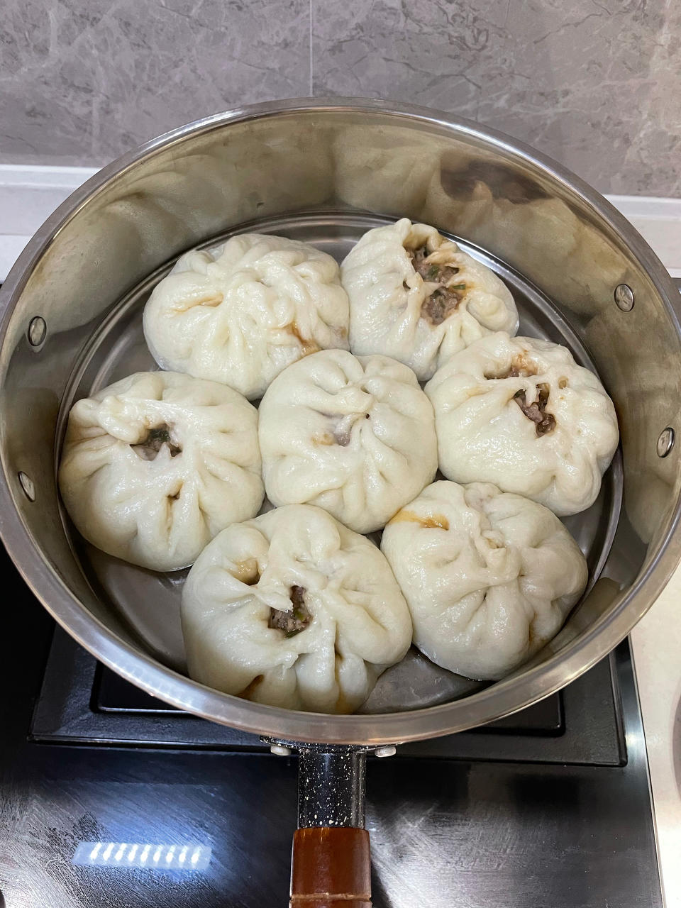 一次发酵肉包子