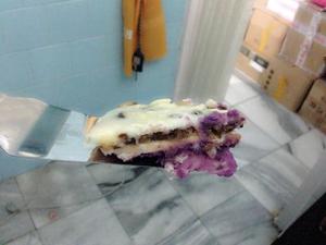 紫薯蜜豆双层夹心米糕的做法 步骤6