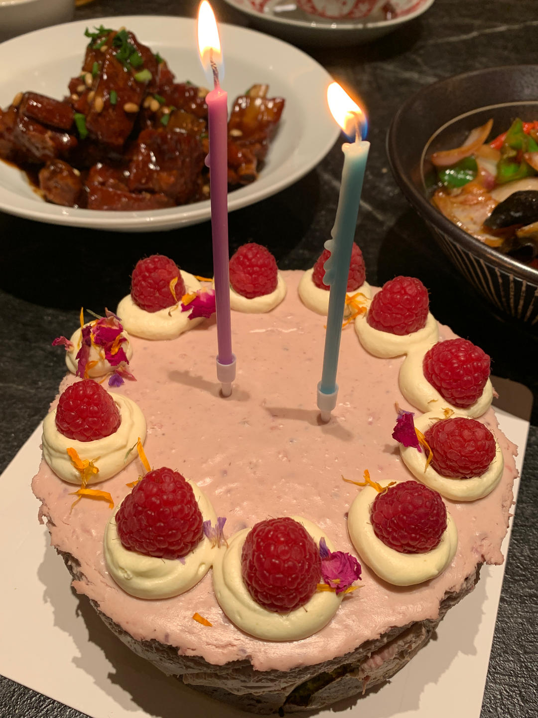 树莓开心果巴斯克🍰/芝士蛋糕