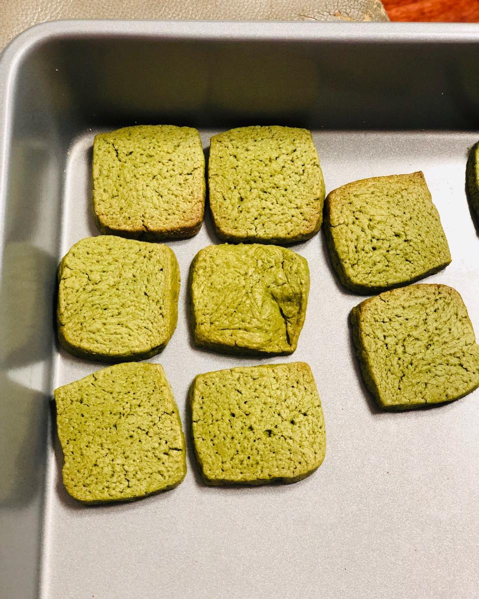 抹茶蔓越莓饼干