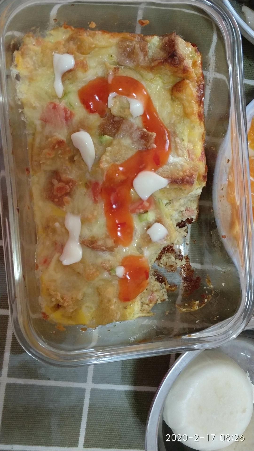 傻瓜操作吐司蛋奶布丁