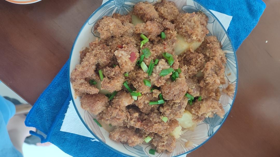 绝绝子！甩饭店几条街的粉蒸肉（粉蒸排骨）