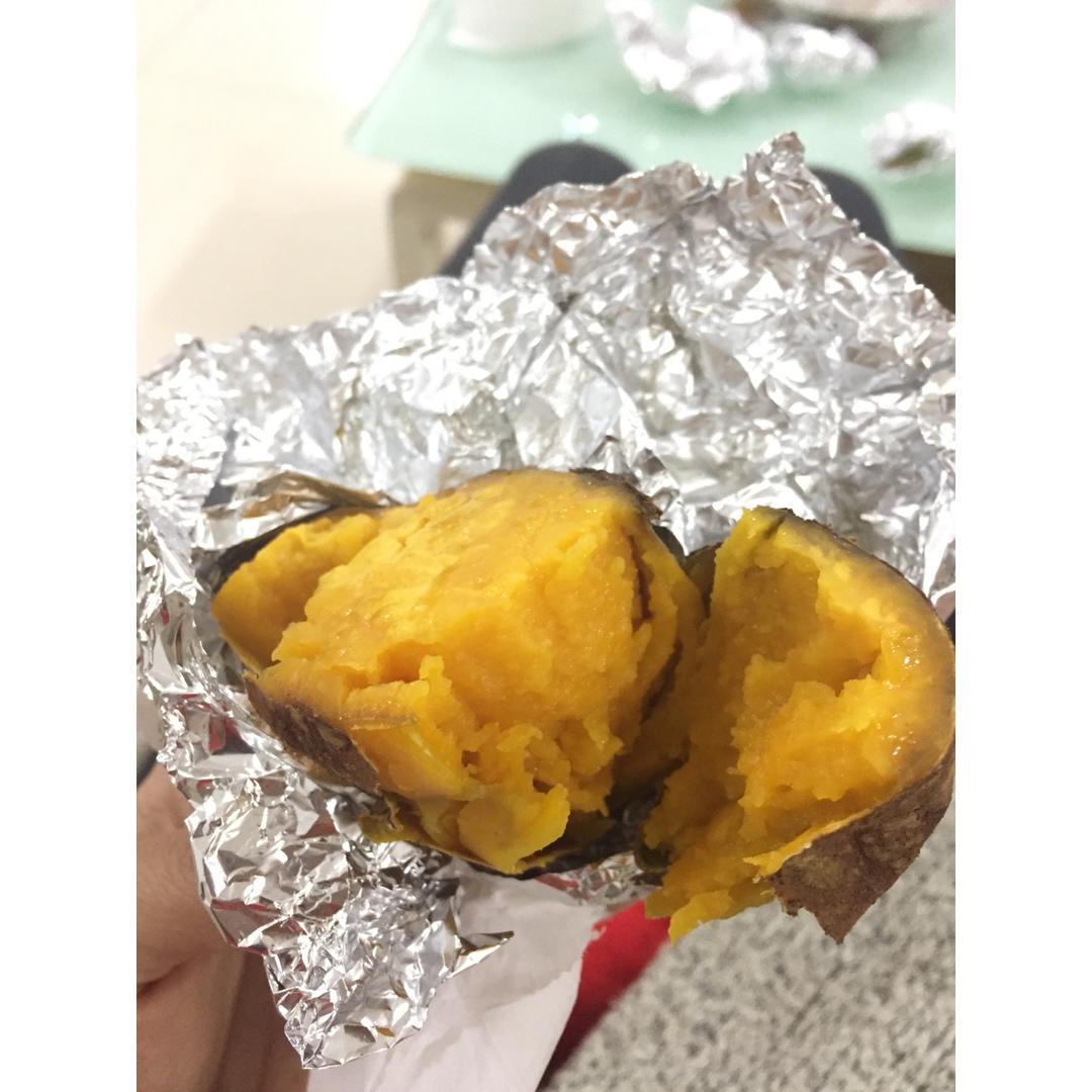 烤箱烤红薯