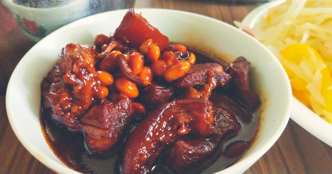 黄豆烧肉