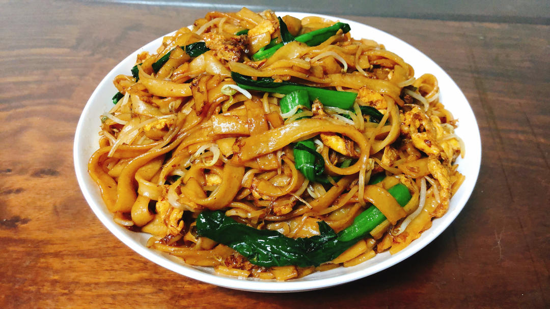 大猫的小蝴蝶做的炒河粉