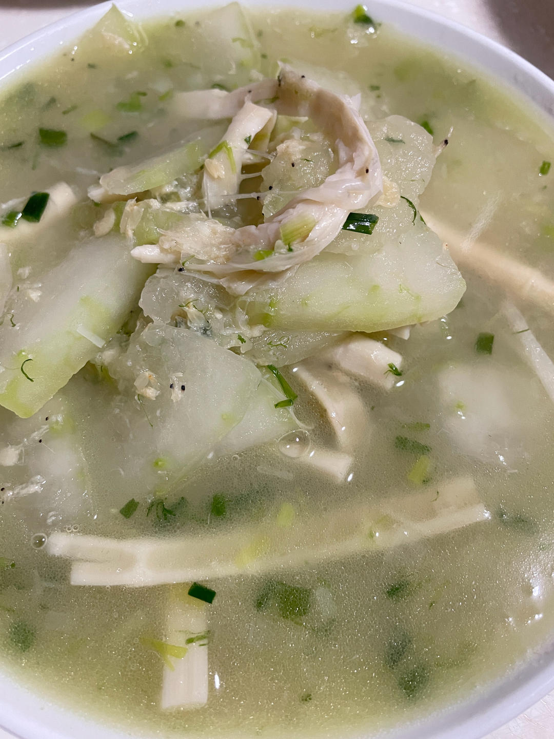 小美菜谱：清炒冬瓜虾皮的做法