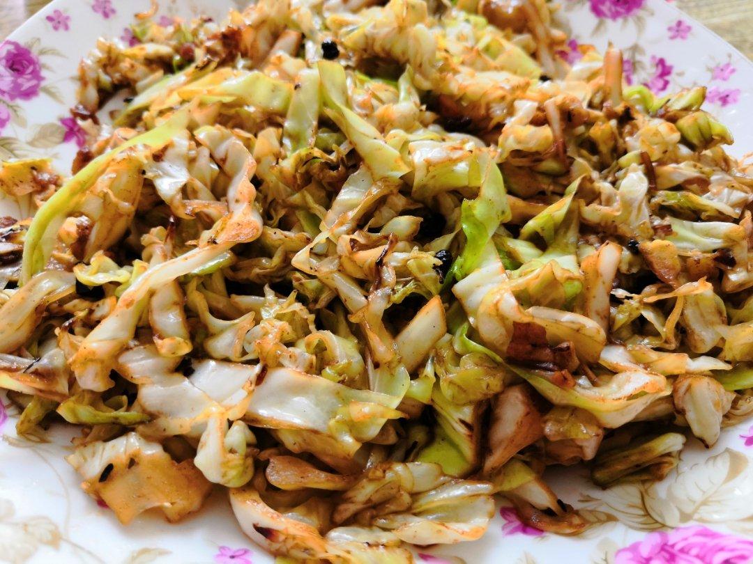 炝锅圆白菜丝