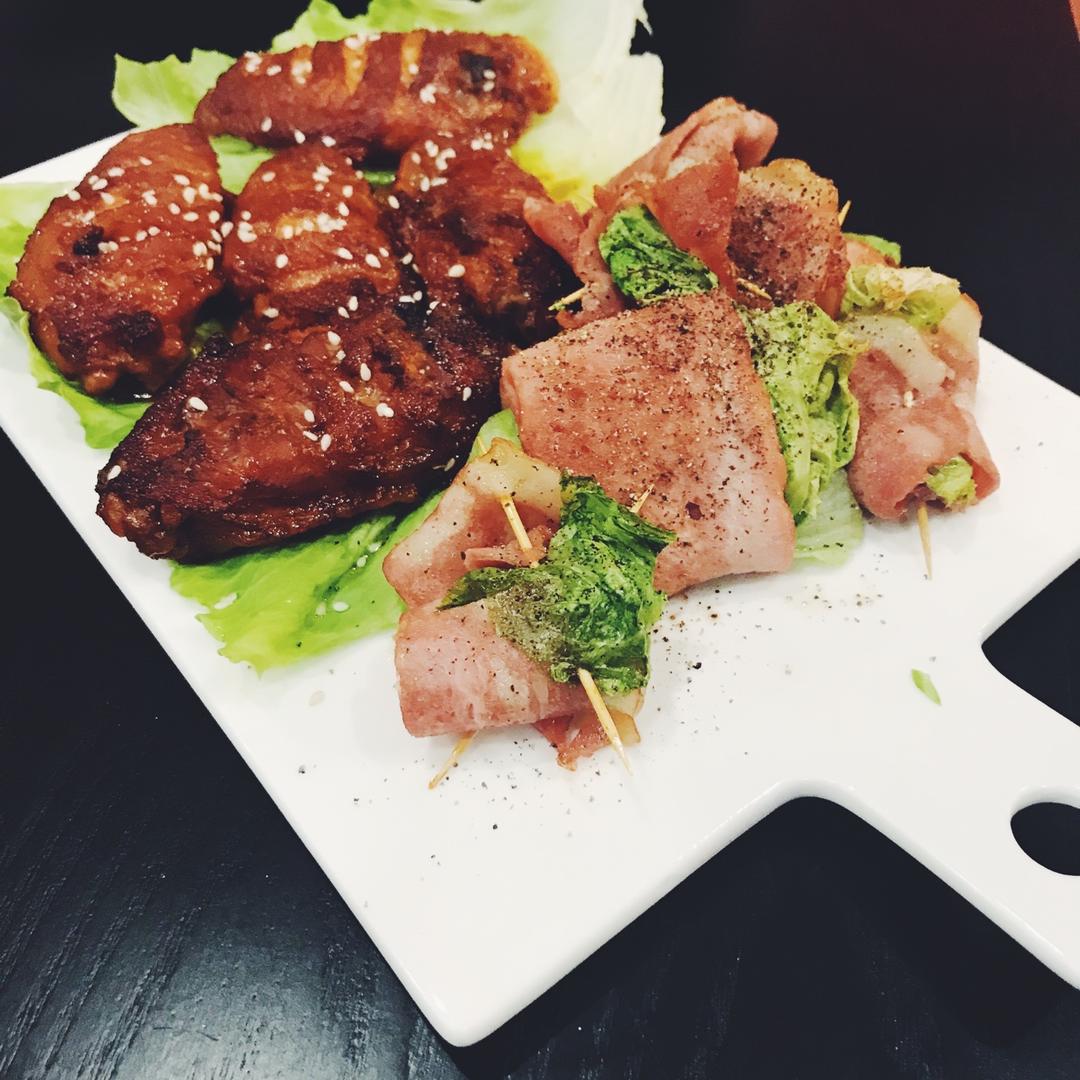 培根生菜卷