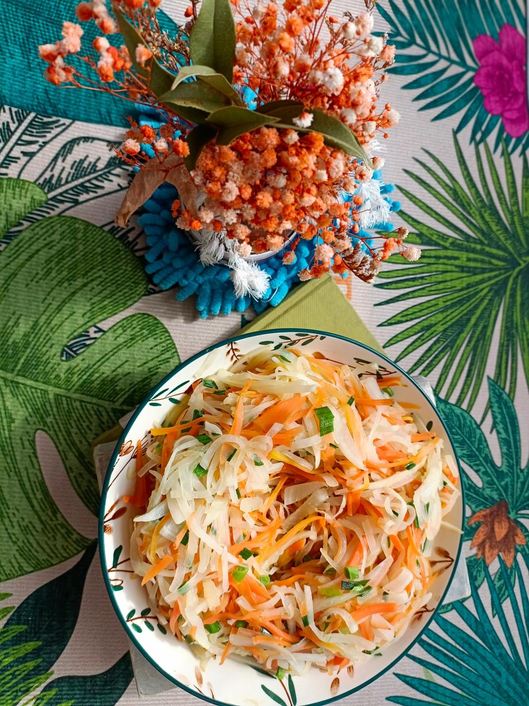 胡萝卜菠菜炒鸡蛋