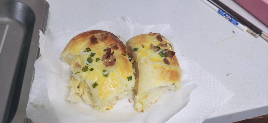 香葱火腿肉松面包