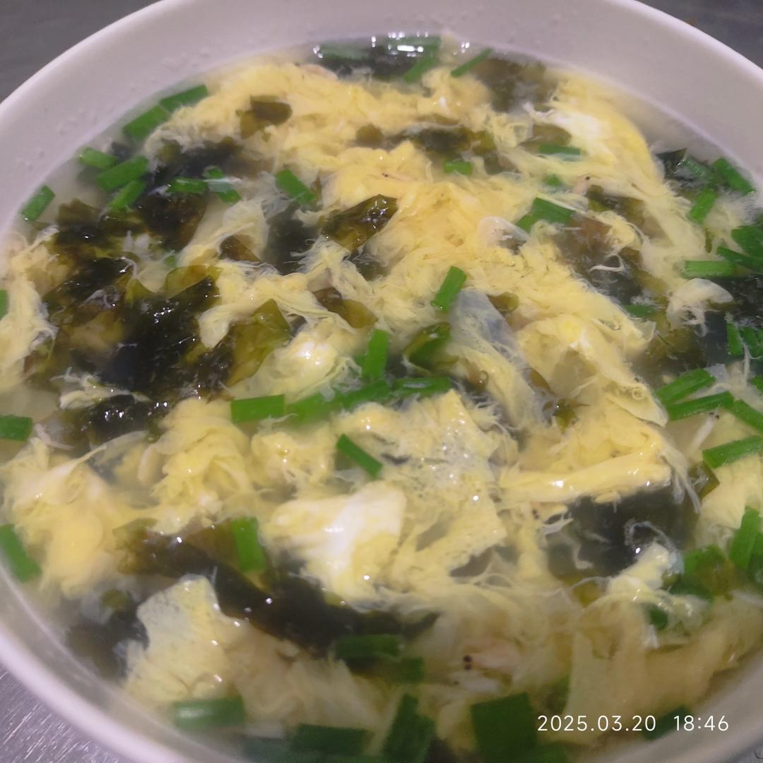 最鲜美好喝的「紫菜蛋花汤」