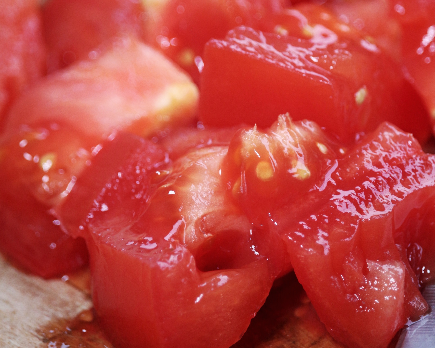 番茄炒花菜的做法 步骤2