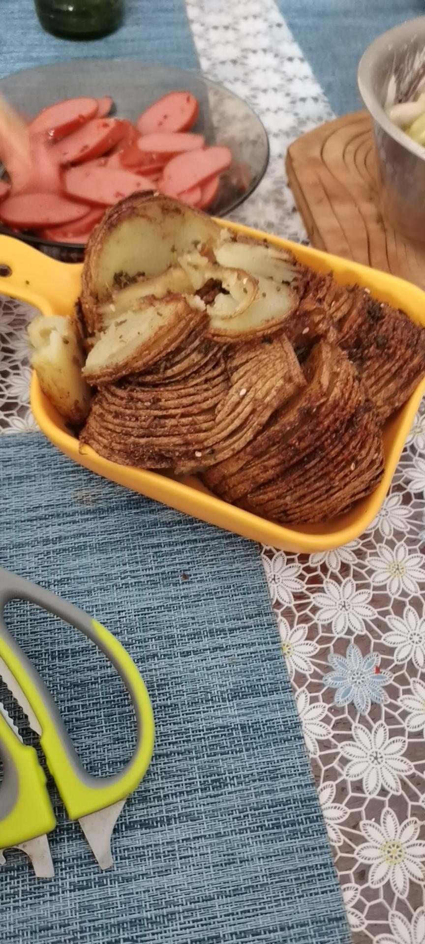 孜然烤风琴土豆