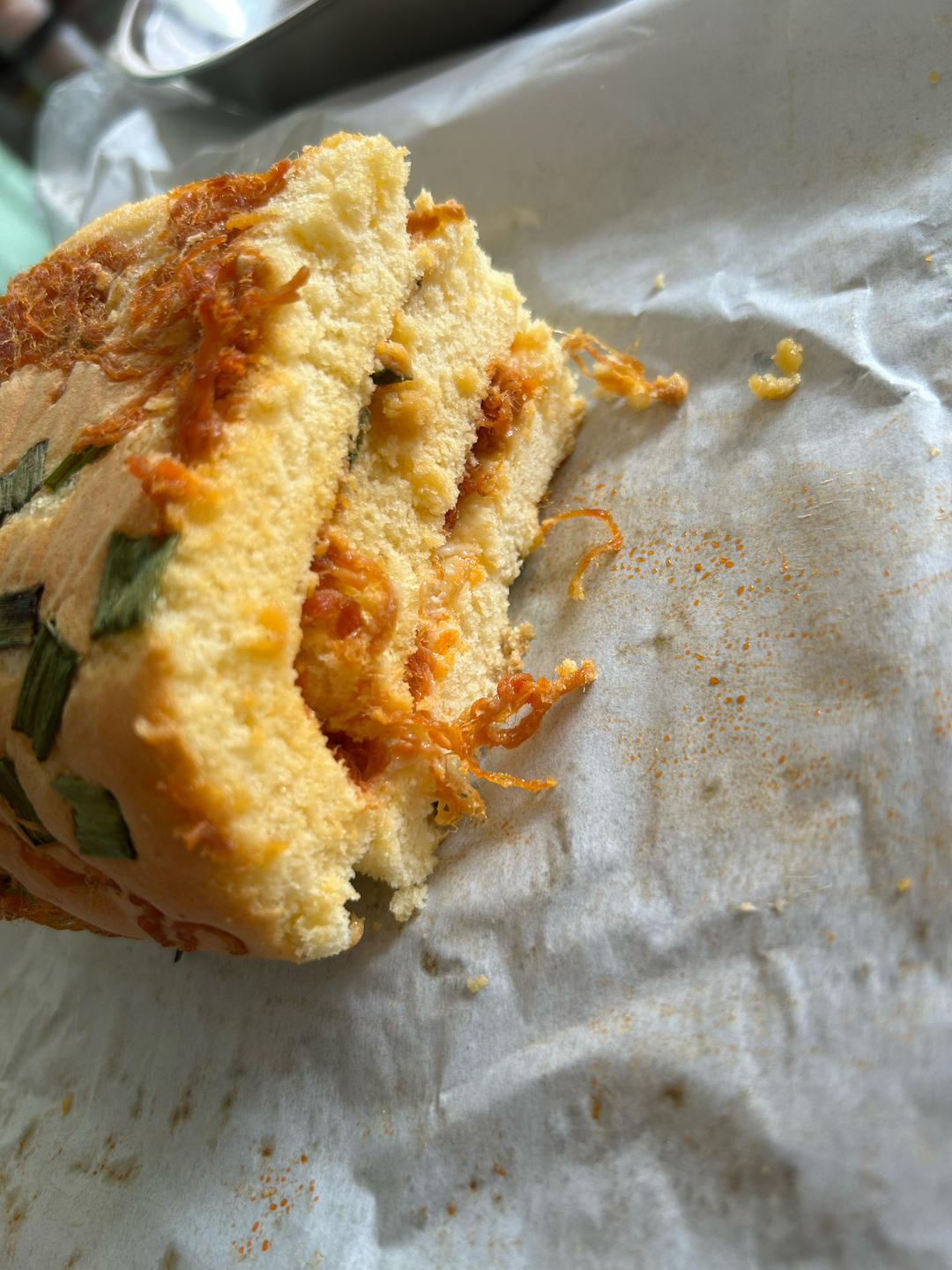 香葱肉松卷 蛋糕卷-无敌美味