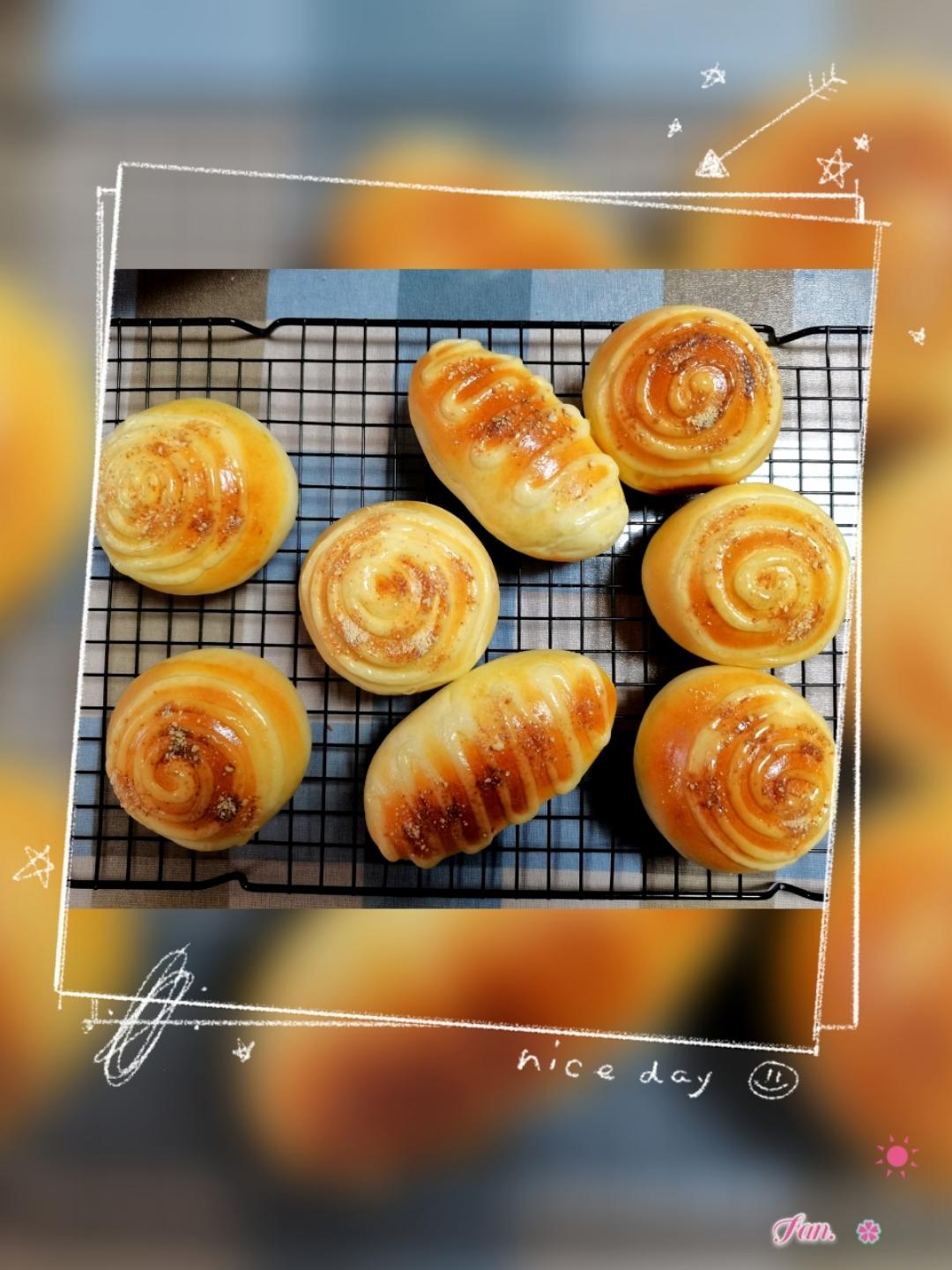 肉松沙拉酱面包（65度汤种）