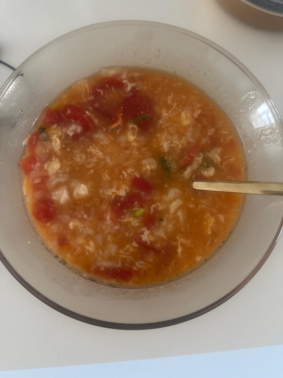 西红柿鸡蛋疙瘩汤